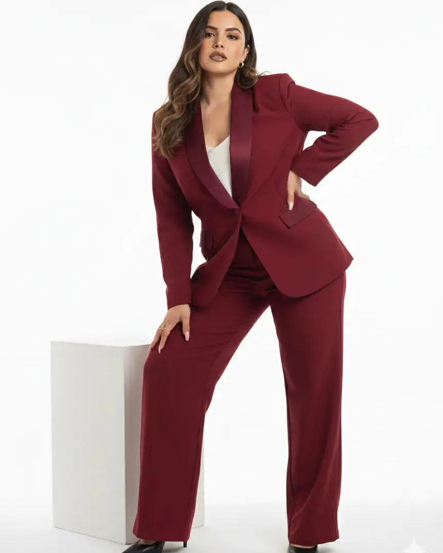 Tailleur fluido dal tocco satinato Unica by Dorabella