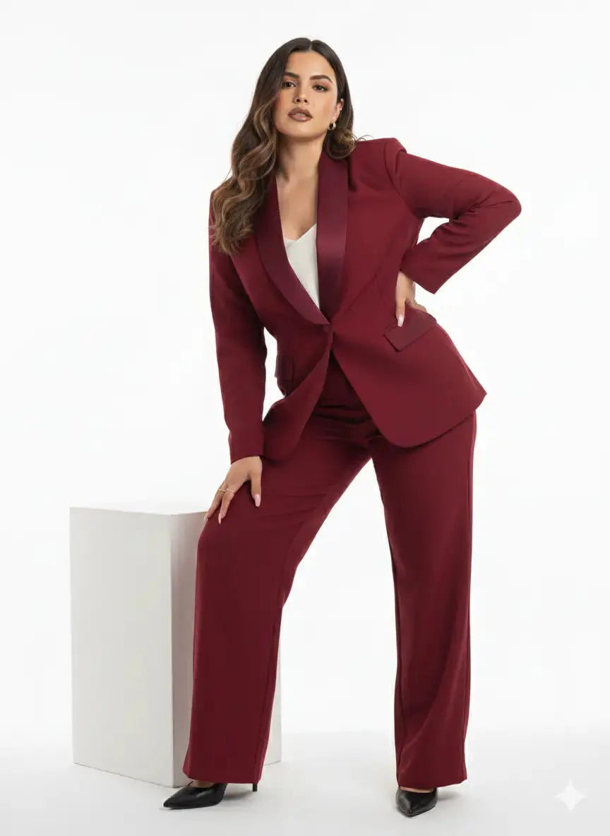 Tailleur fluido dal tocco satinato Unica by Dorabella