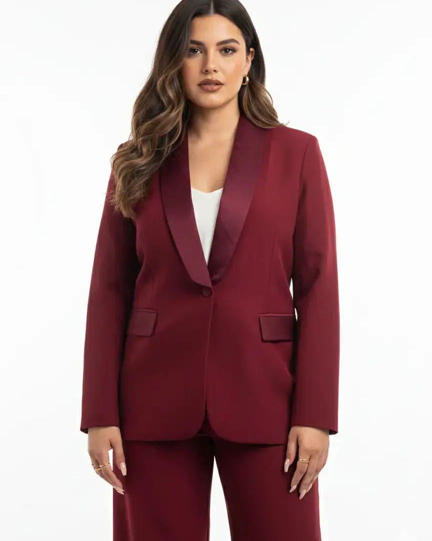 Tailleur fluido dal tocco satinato Unica by Dorabella