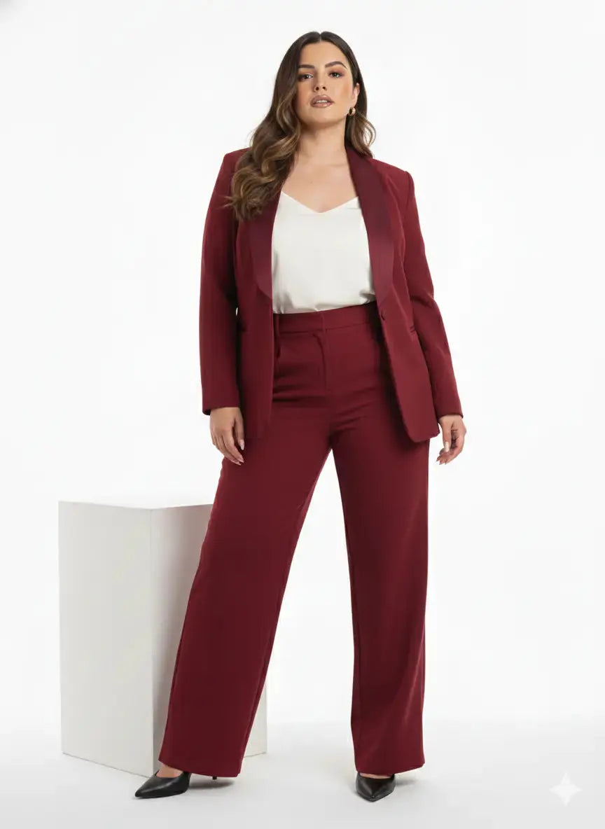 Tailleur fluido dal tocco satinato Unica by Dorabella