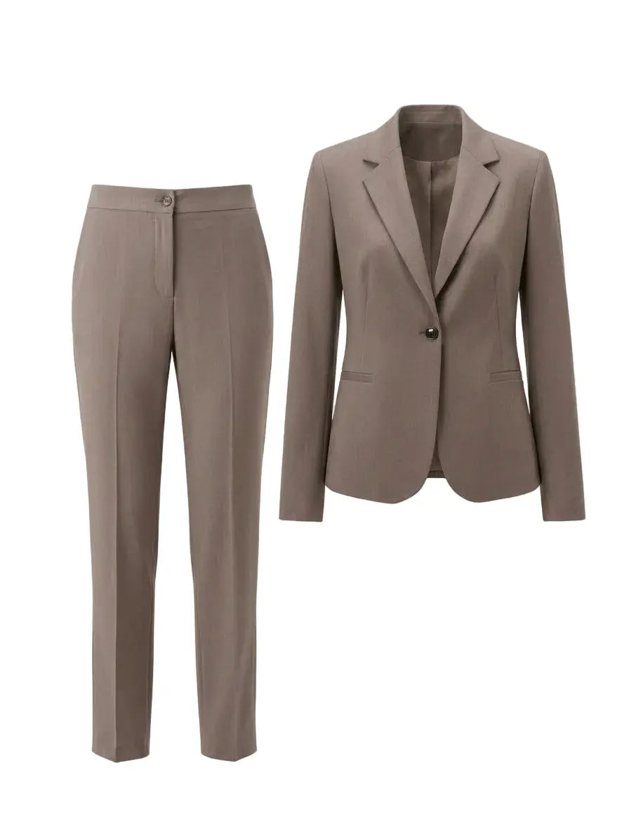 Tailleur giacca monopetto e pantalone gamba dritta DORABELLA