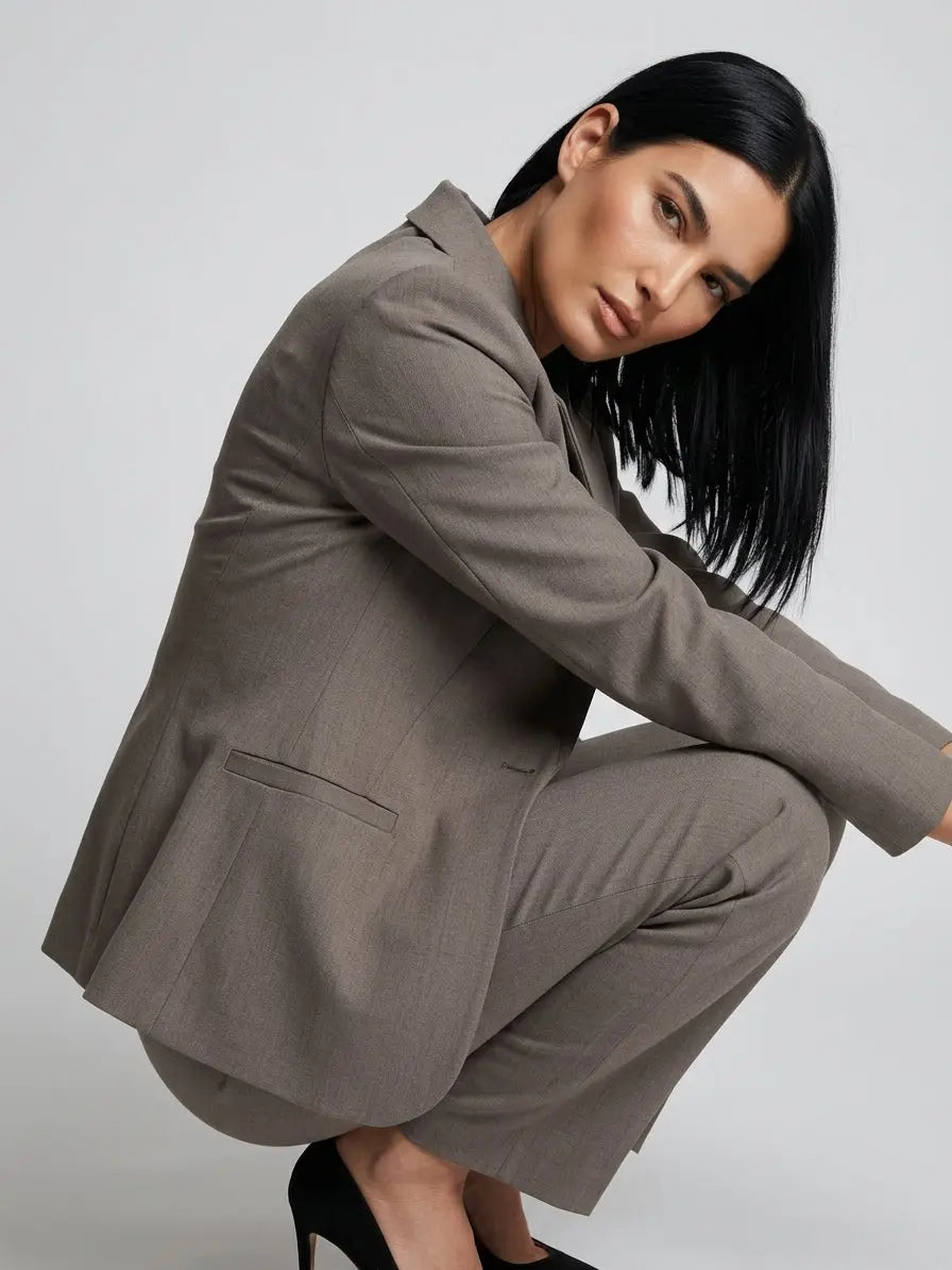 Tailleur giacca monopetto e pantalone gamba dritta DORABELLA