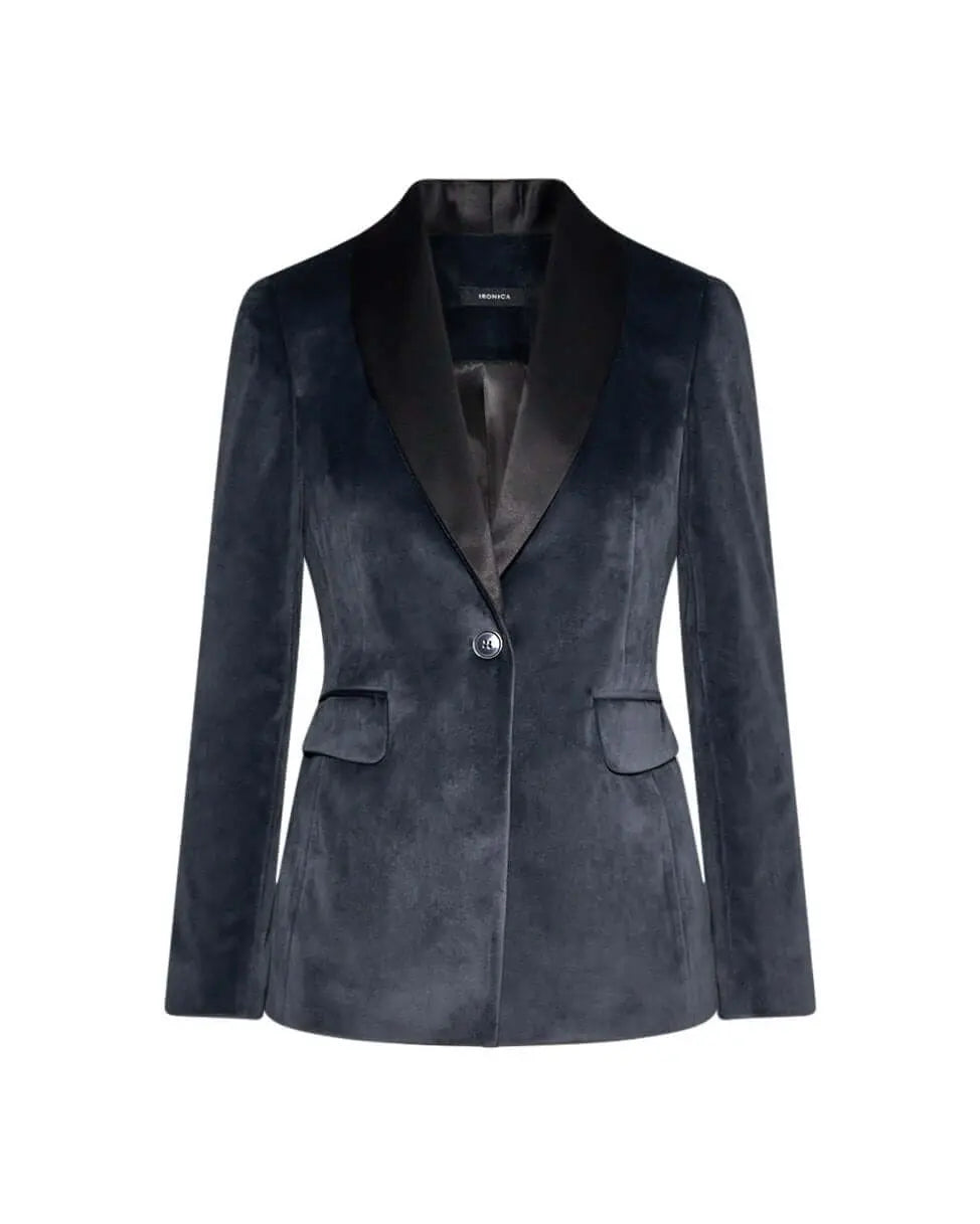 Tailleur in velluto ASFALTO IRONICA 50