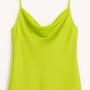 Top con scollo a cappuccio e bretelle Unica by Dorabella Lime-Taglia-Unica-Curvy-fino-alla-54