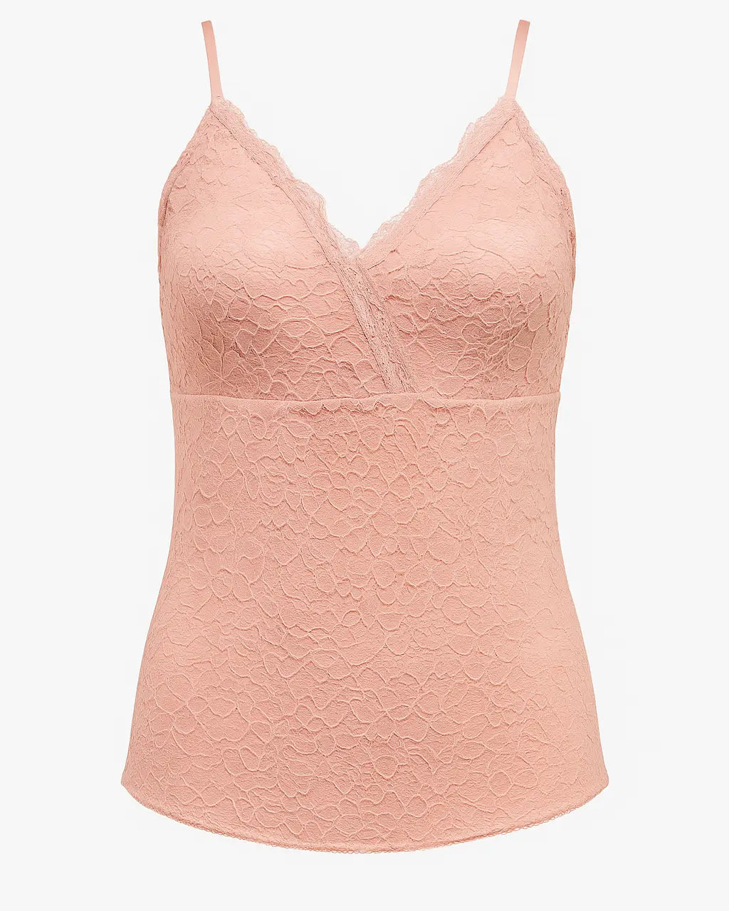 Top in pizzo con scollo incrociato e bretelle Unica by Dorabella