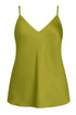 Top in raso con scollo a V e bretelle regolabili Unica by Dorabella