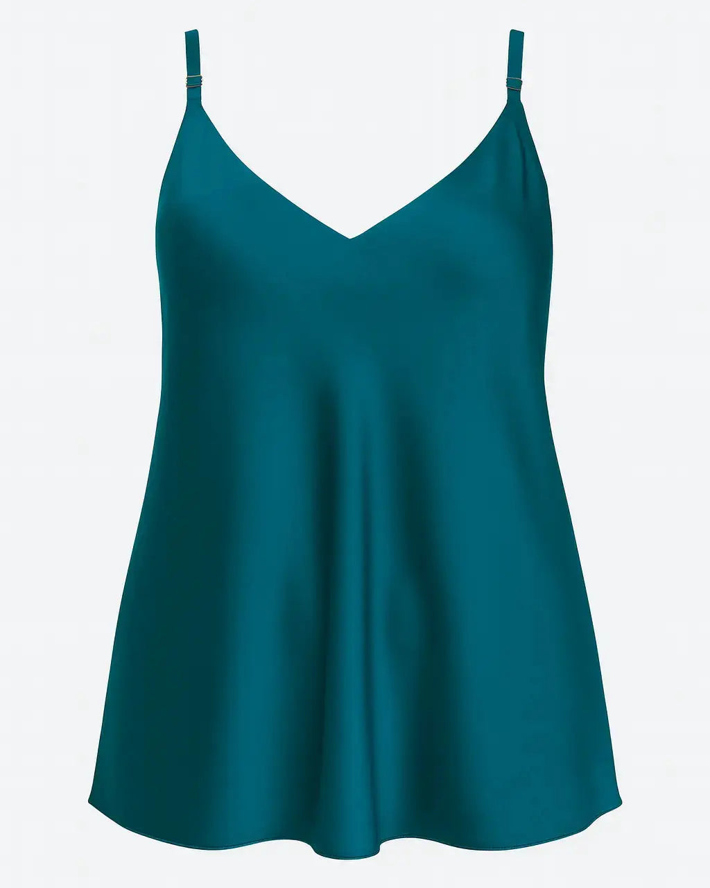 Top in raso con scollo a V e bretelle regolabili Unica by Dorabella