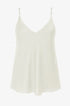 Top in raso con scollo a V e bretelle regolabili Unica by Dorabella