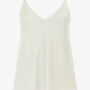 Top in raso con scollo a V e bretelle regolabili Unica by Dorabella