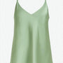 Top in raso con scollo a V e bretelle regolabili Unica by Dorabella