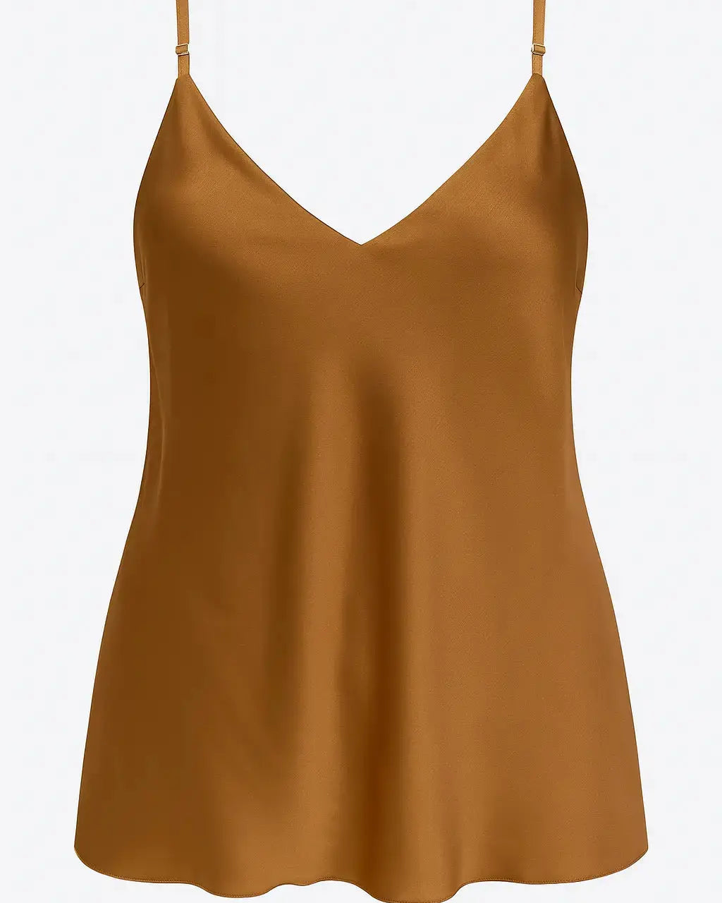 Top in raso con scollo a V e bretelle regolabili Unica by Dorabella