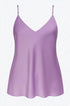 Top in raso con scollo a V e bretelle regolabili Unica by Dorabella