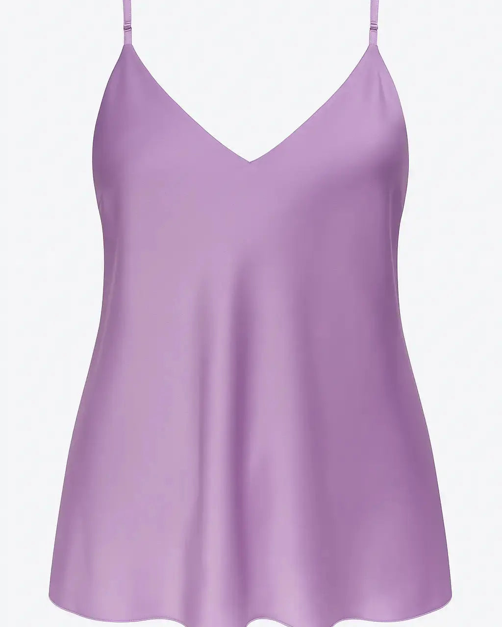 Top in raso con scollo a V e bretelle regolabili Unica by Dorabella