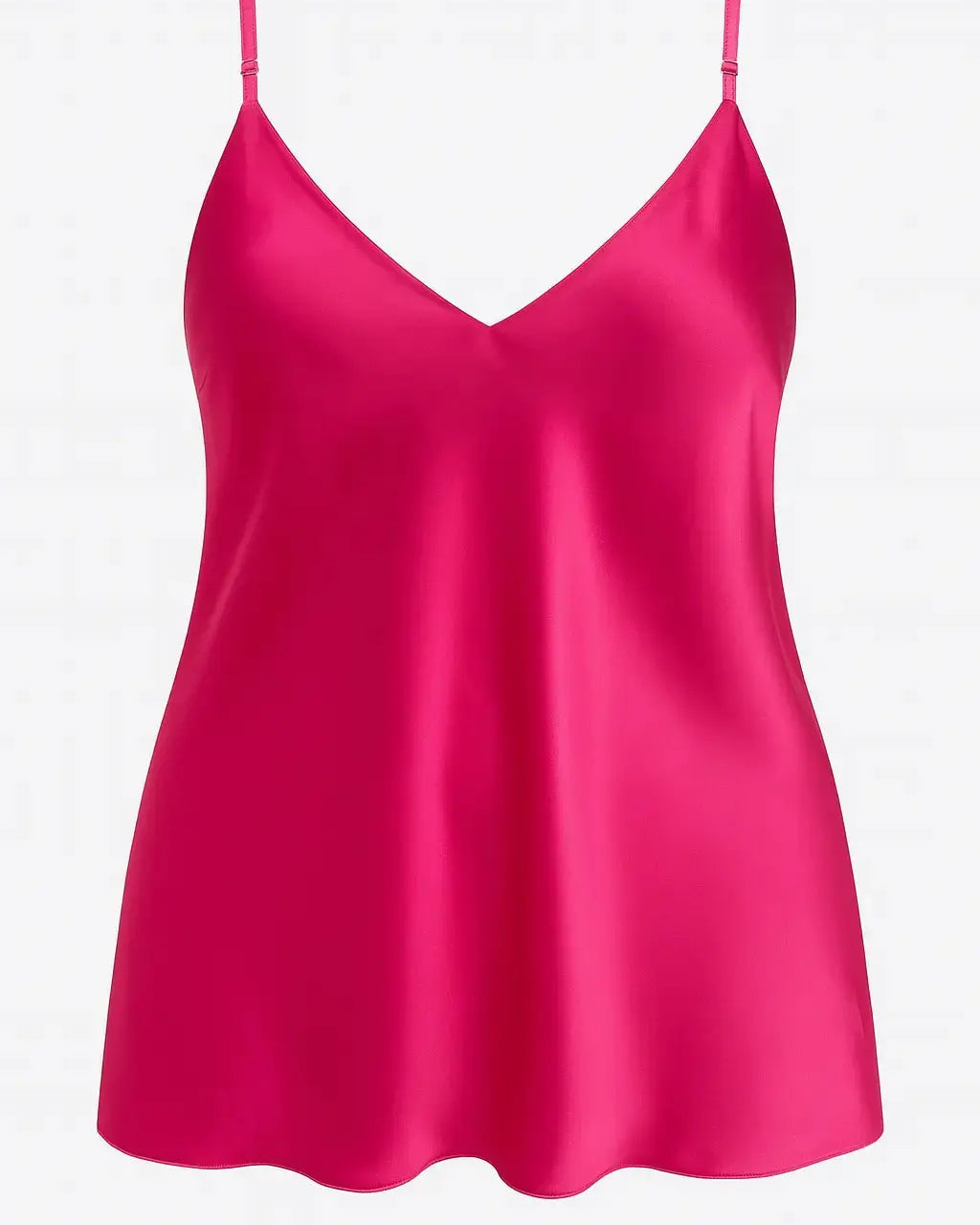 Top in raso con scollo a V e bretelle regolabili Unica by Dorabella