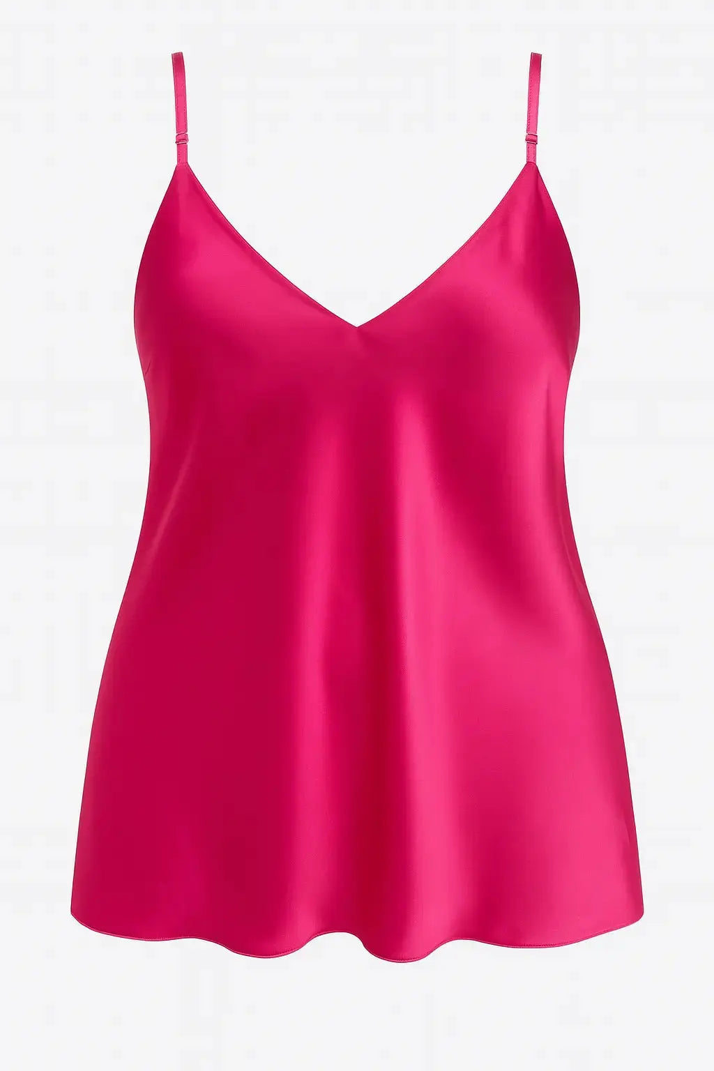 Top in raso con scollo a V e bretelle regolabili Unica by Dorabella