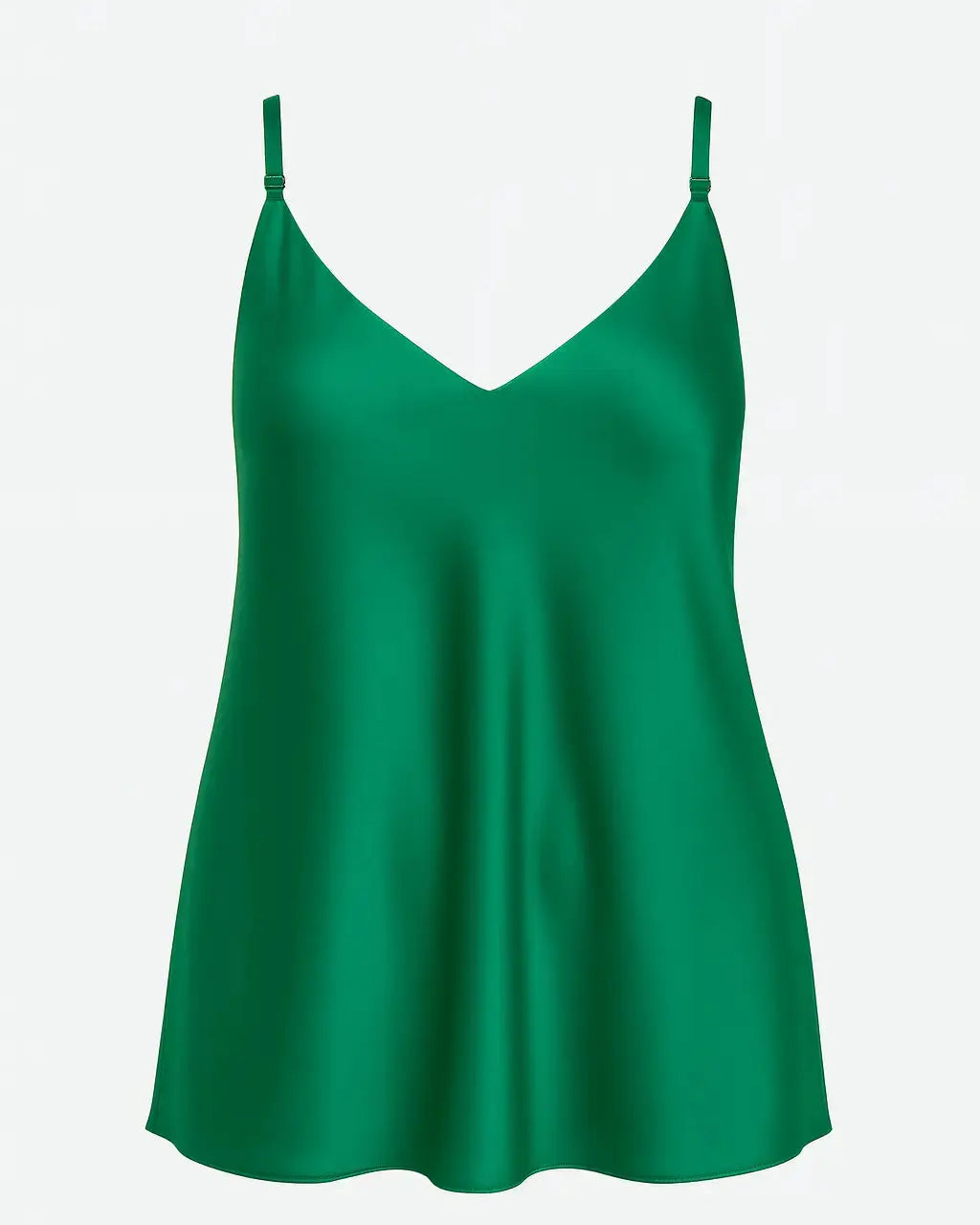 Top in raso con scollo a V e bretelle regolabili Unica by Dorabella