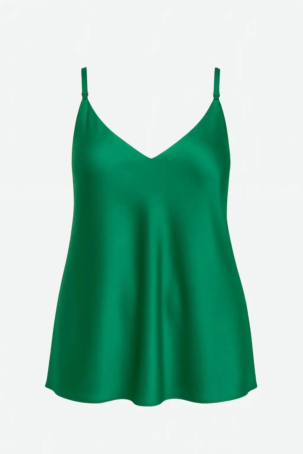 Top in raso con scollo a V e bretelle regolabili Unica by Dorabella