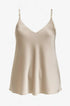 Top in raso con scollo a V e bretelle regolabili Unica by Dorabella