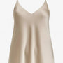 Top in raso con scollo a V e bretelle regolabili Unica by Dorabella