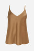 Top in raso con scollo a V e bretelle regolabili Unica by Dorabella