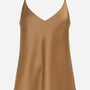 Top in raso con scollo a V e bretelle regolabili Unica by Dorabella