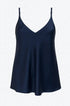Top in raso con scollo a V e bretelle regolabili Unica by Dorabella