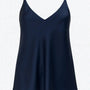 Top in raso con scollo a V e bretelle regolabili Unica by Dorabella