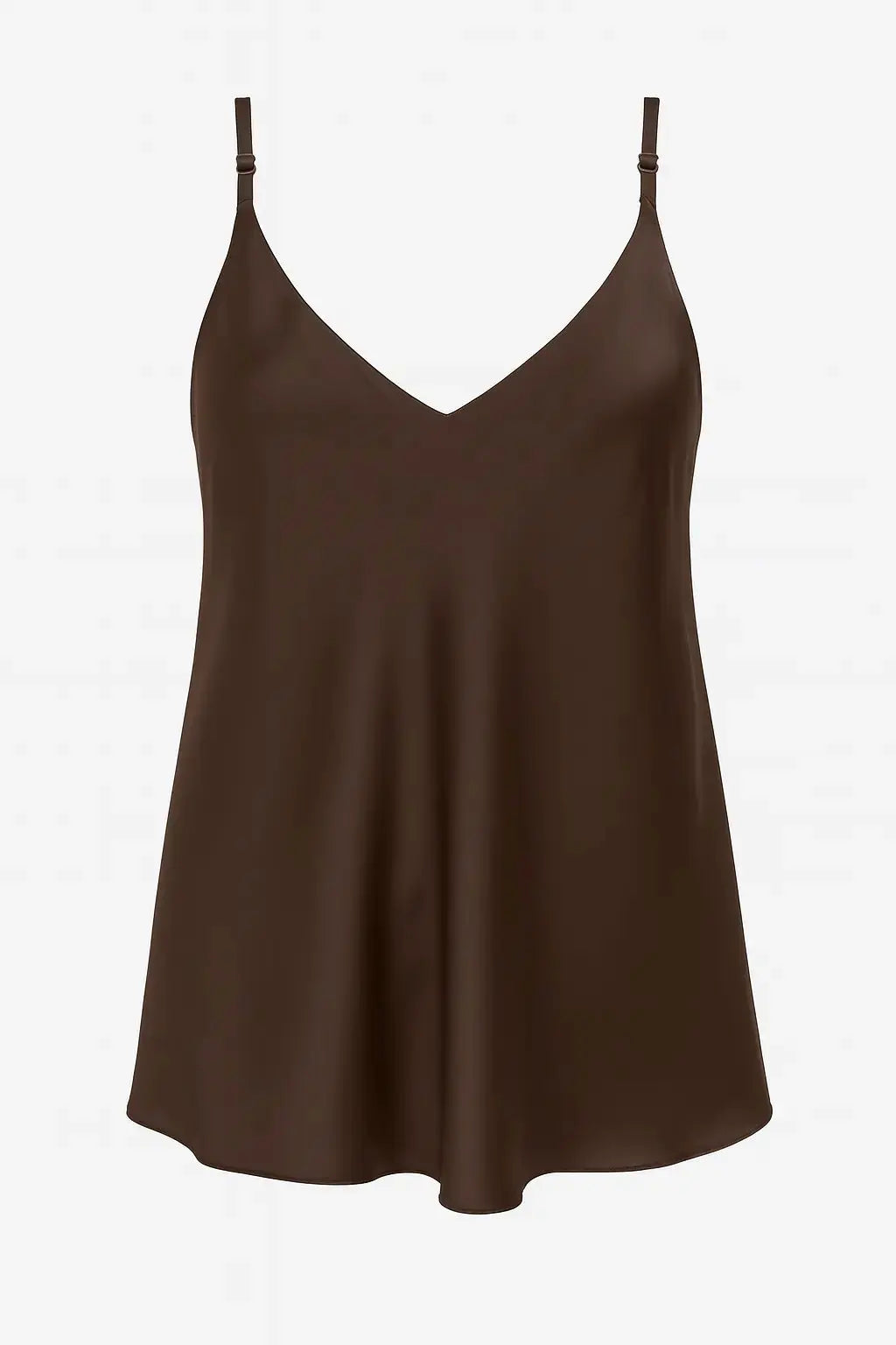 Top in raso con scollo a V e bretelle regolabili Unica by Dorabella