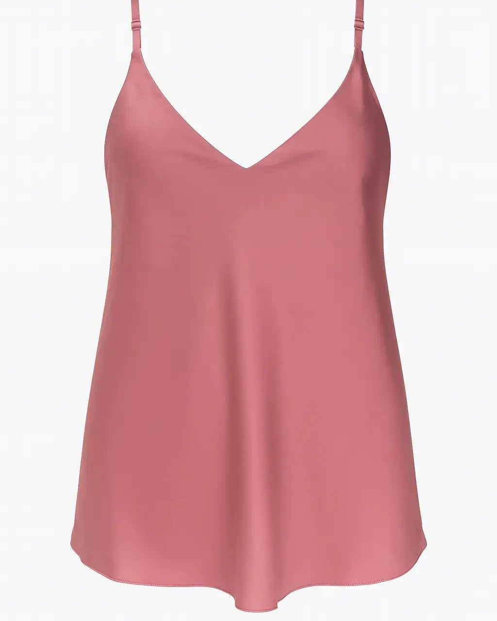 Top in raso con scollo a V e bretelle regolabili Unica by Dorabella