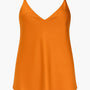Top in raso con scollo a V e bretelle regolabili Unica by Dorabella