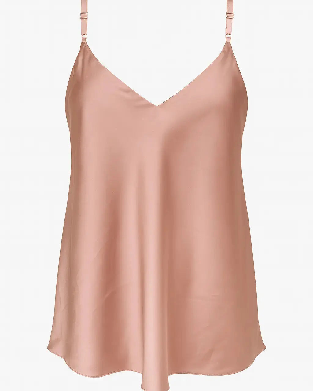 Top in raso con scollo a V e bretelle regolabili Unica by Dorabella