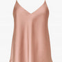 Top in raso con scollo a V e bretelle regolabili Unica by Dorabella
