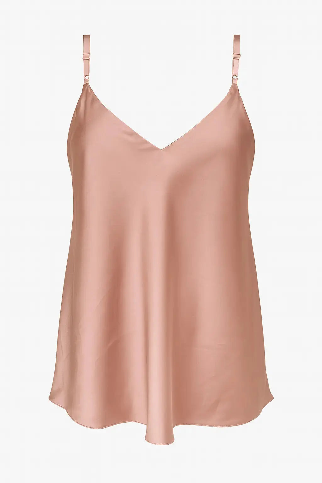 Top in raso con scollo a V e bretelle regolabili Unica by Dorabella