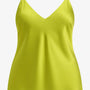 Top in raso con scollo a V e bretelle regolabili Unica by Dorabella