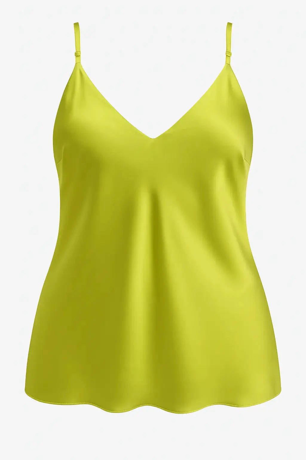 Top in raso con scollo a V e bretelle regolabili Unica by Dorabella