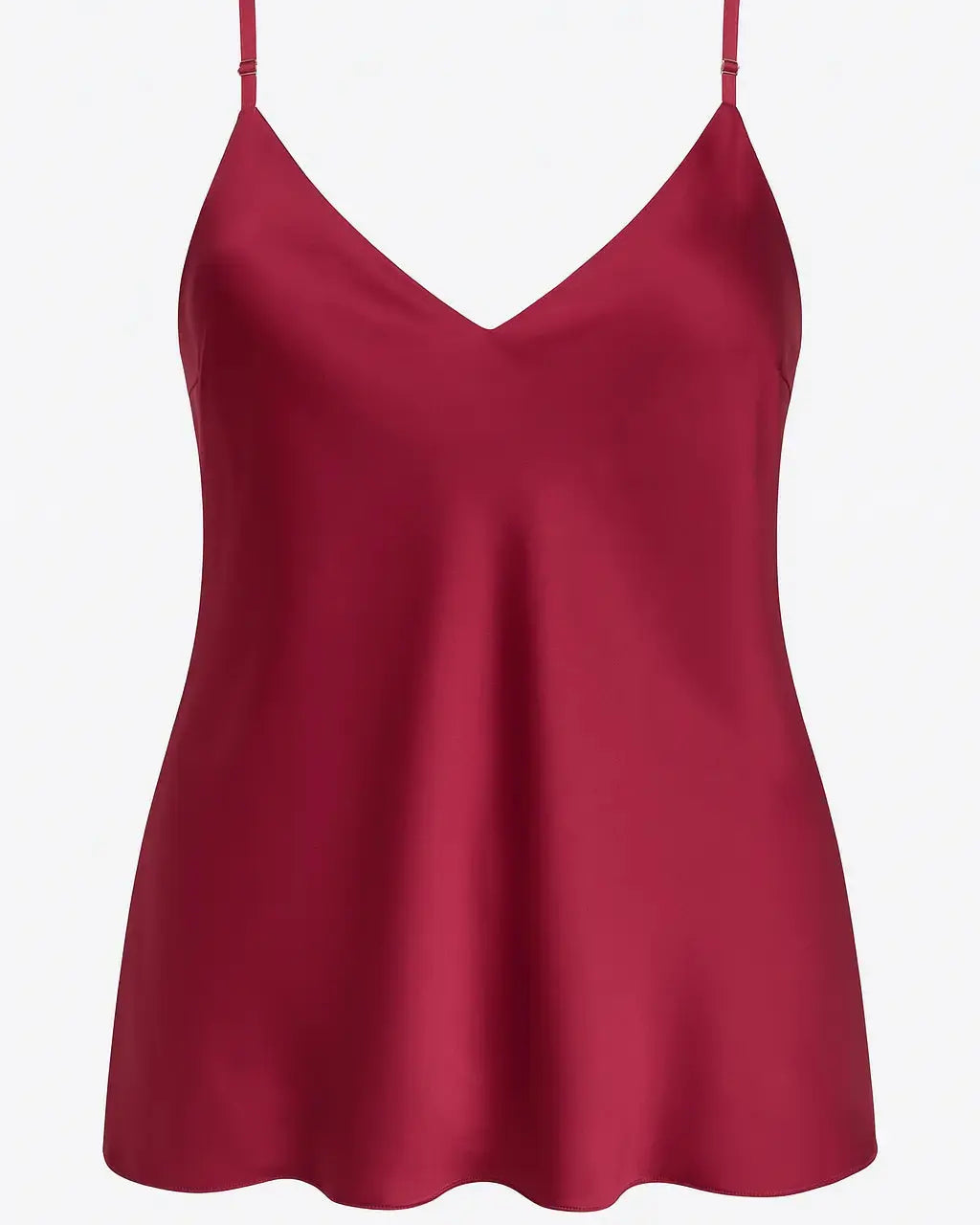 Top in raso con scollo a V e bretelle regolabili Unica by Dorabella