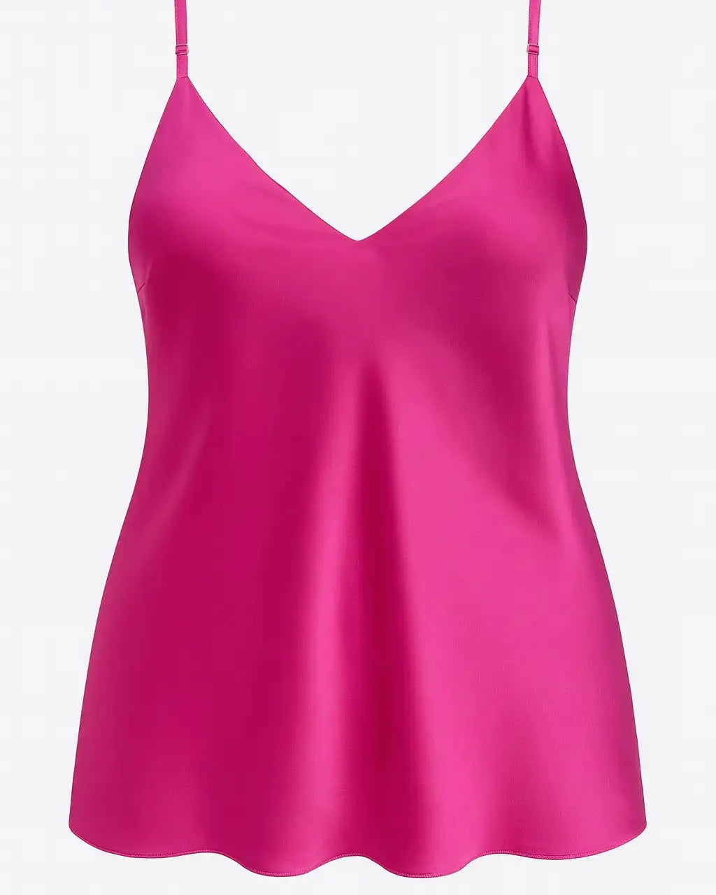 Top in raso con scollo a V e bretelle regolabili Unica by Dorabella