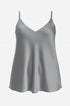 Top in raso con scollo a V e bretelle regolabili Unica by Dorabella