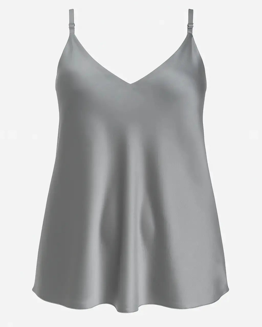 Top in raso con scollo a V e bretelle regolabili Unica by Dorabella