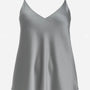 Top in raso con scollo a V e bretelle regolabili Unica by Dorabella