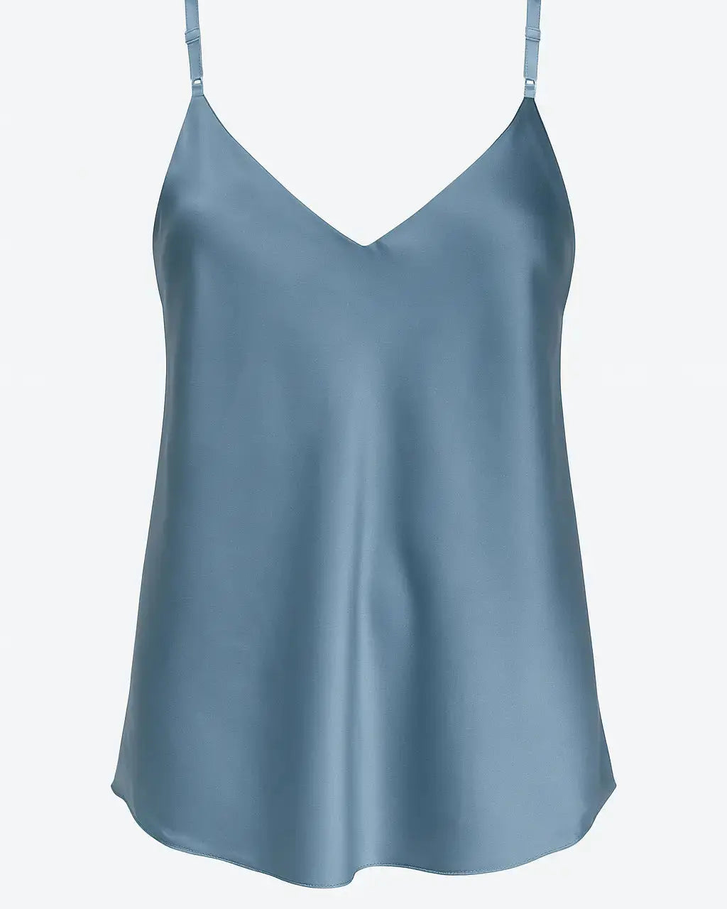 Top in raso con scollo a V e bretelle regolabili Unica by Dorabella