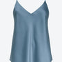 Top in raso con scollo a V e bretelle regolabili Unica by Dorabella