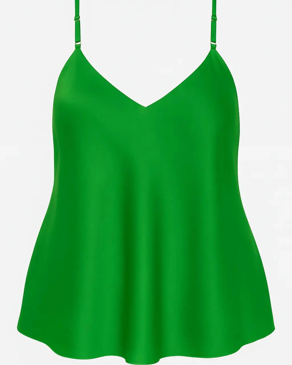 Top in raso con scollo a V e bretelle regolabili Unica by Dorabella