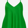 Top in raso con scollo a V e bretelle regolabili Unica by Dorabella