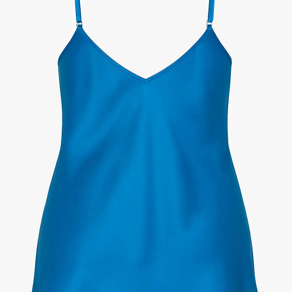 Top in raso con scollo a V e bretelle regolabili Unica by Dorabella