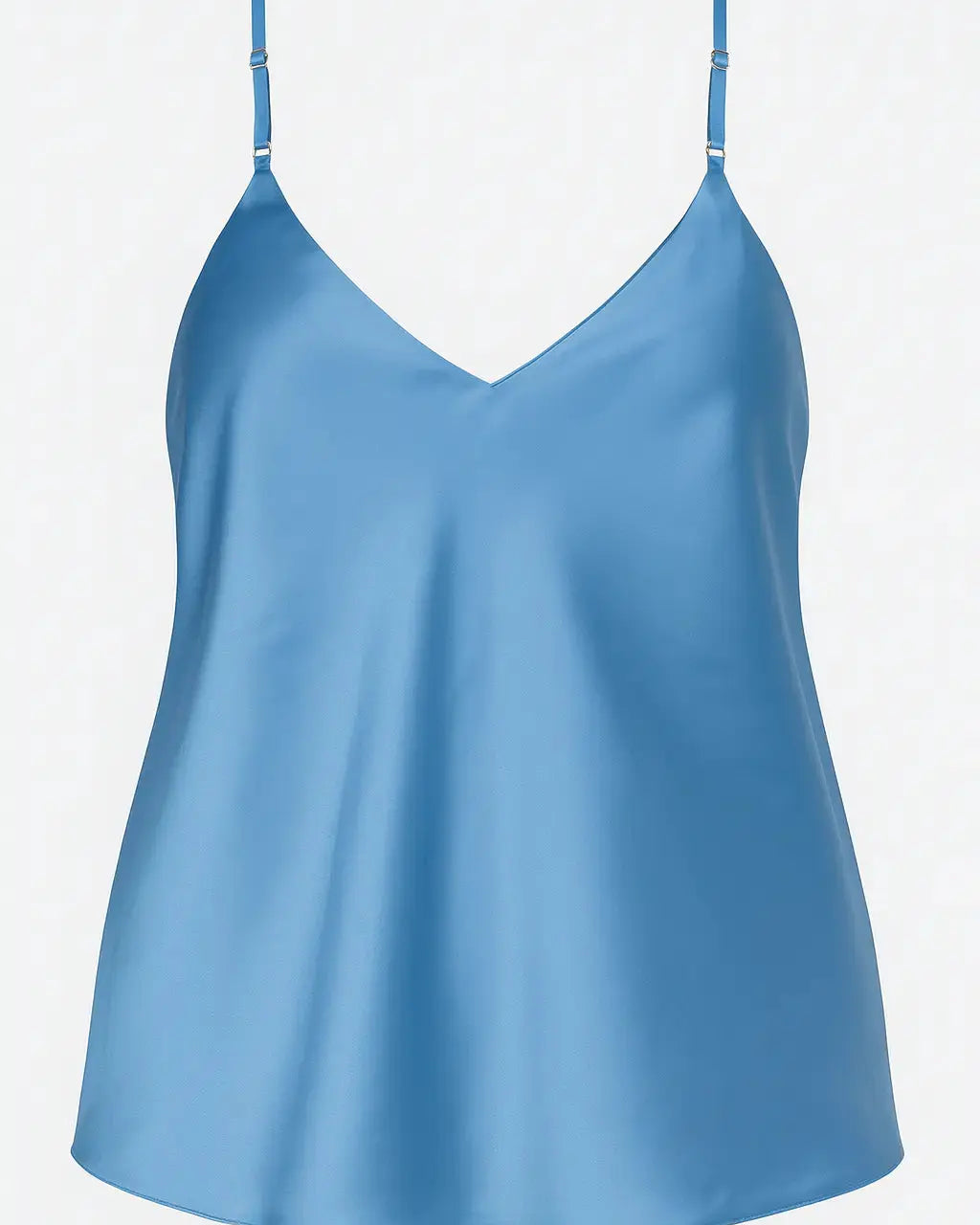 Top in raso con scollo a V e bretelle regolabili Unica by Dorabella