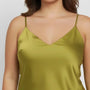 Top in raso con scollo a V e bretelle regolabili Unica by Dorabella