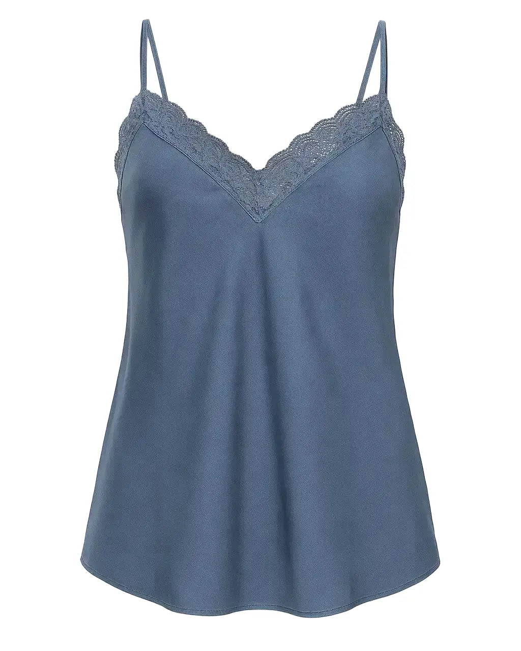 Top scollo a V con inserti in pizzo a tono Unica by Dorabella