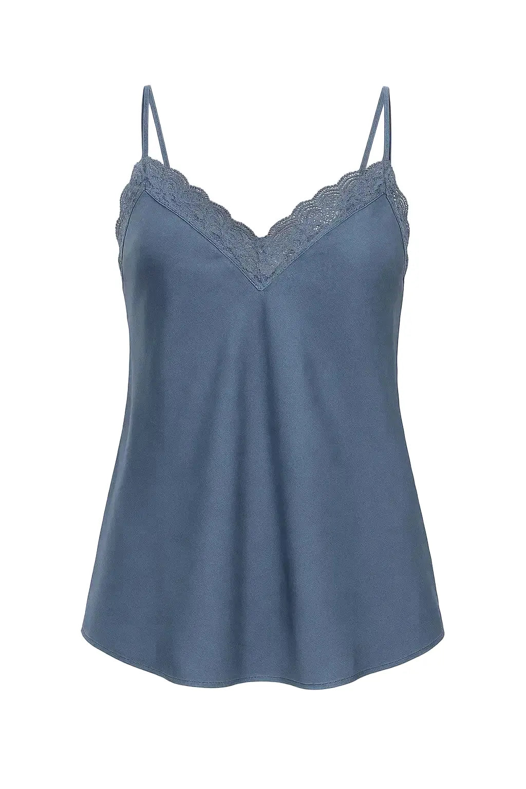 Top scollo a V con inserti in pizzo a tono Unica by Dorabella