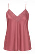 Top scollo a V con inserti in pizzo a tono Unica by Dorabella rosa-bubble-Taglia-Unica-Curvy-fino-alla-54